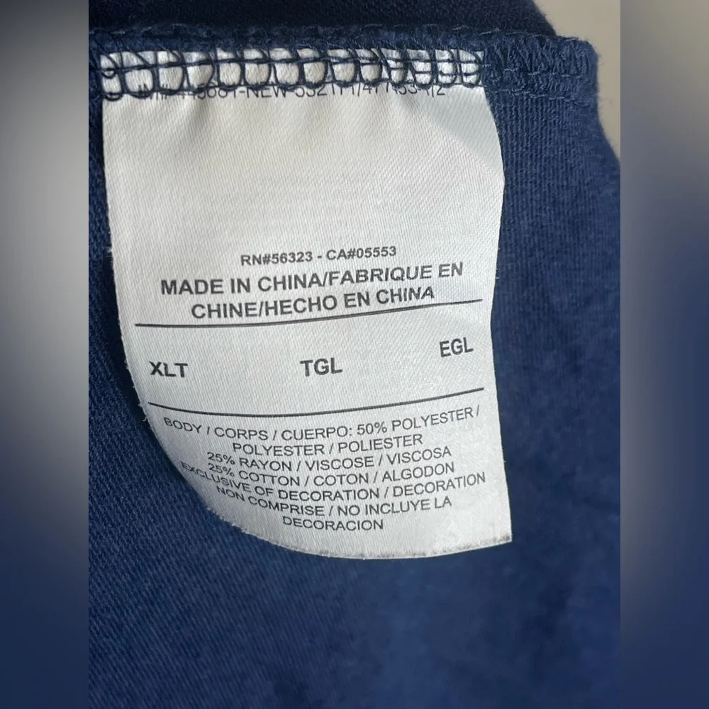 Air Jordan Brand 23 Double Sided Raglan 3/4 Sleeve Droptail T-Shirt Men size XLT - Picture 9 of 11